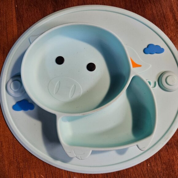 3 Non-Slip Divided Plate For Toddlers Food Grade Silicone - Picture 7 of 8